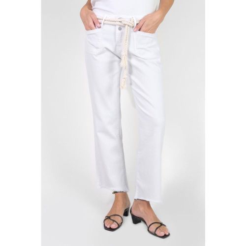 Jeans regular, droit PRISKA, 7/8ème Esme - Le Temps des Cerises - Modalova