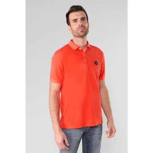 Polo DYLON orange Quin en coton - Le Temps des Cerises - Modalova