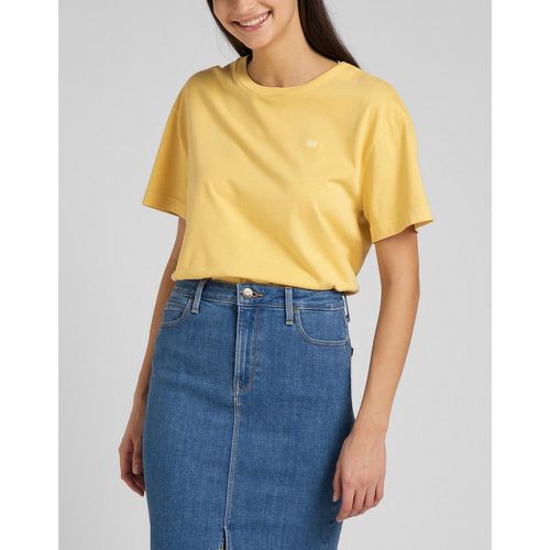 T-Shirt Femme uni - Jaune en coton - Lee - Modalova