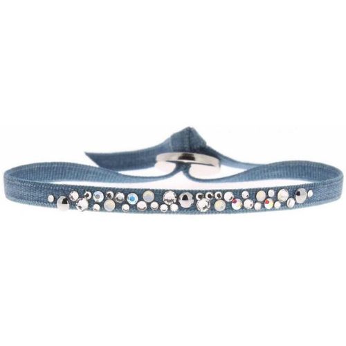 Bracelet A36959 - Bracelet Tissu Acier Bleu - Les Interchangeables - Modalova