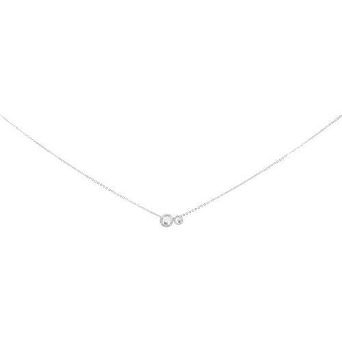 Collier et pendentif A54328 - Serti PM-GM Palladium Cristal - Les Interchangeables - Modalova