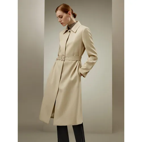 Trench-coat classique hydrofuge en soie - LilySilk - Modalova