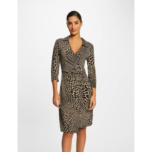 Robe portefeuille imprimé animalier - Morgan - Modalova