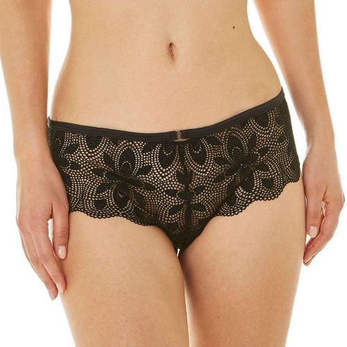 Shorty tanga noir Ambre - Morgan Lingerie - Modalova