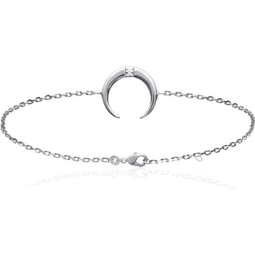 Bracelet rhodié blanc serti clos - VWZUZ4ZV - Maison de la Bijouterie - Modalova