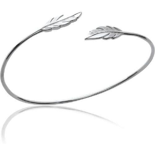 Bracelet Jonc fantaisie plume Argent WYZ40Y56 - Maison de la Bijouterie - Modalova