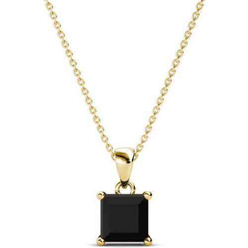 Collier Simple Square Or et Noir - MYC-Paris - Modalova