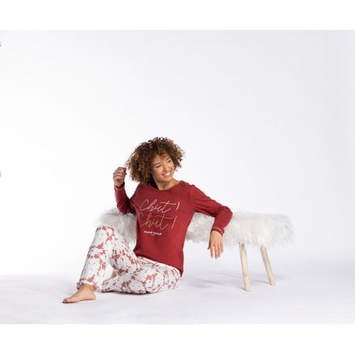 Pyjama Manches Longues - en coton - Naf Naf homewear - Modalova