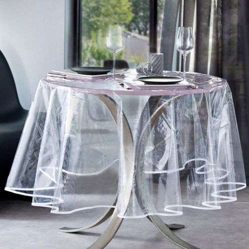 Nappe ronde plastique transparent - Calitex - Modalova