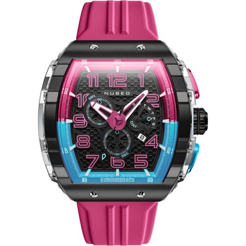 Montre Magellan Chronograph Retrograde - NB-6088-07 Bracelet Silicone - Nubeo Montres - Modalova