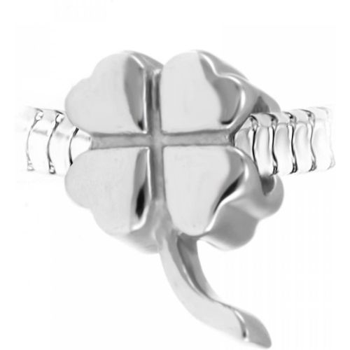 Charm perle trèfle acier par SC Crystal - So Charm Bijoux - Modalova