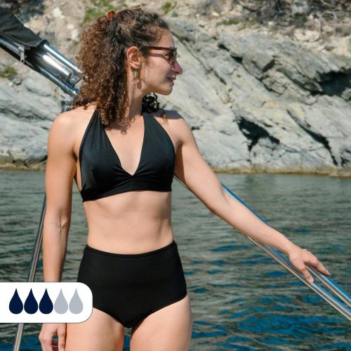 Bas de Maillot de bain Menstruel taille haute - Flux Moyen - Naya - Sorio - Modalova