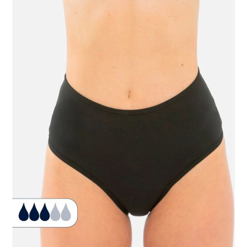 Bas de Maillot de bain Menstruel taille haute croisé - Flux Moyen - Nola - Sorio - Modalova