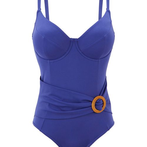 Maillot de bain une pièce avec armatures - Bleu - Sans Complexe Bain - Modalova