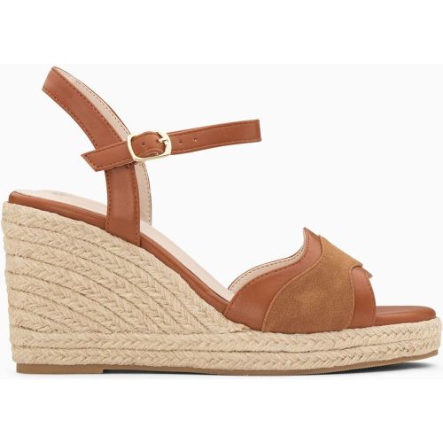 Sandales compensées Luba camel - Vanessa Wu - Modalova