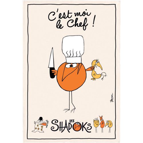 Torchon Shadoks Grand chef Ecru - Winkler - Modalova