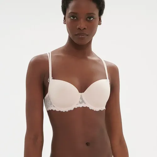 Soutien-gorge décolleté carré en spacer 3D Poudre - Simone Pérèle - Modalova