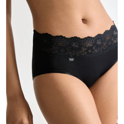Culotte classique noire en coton - Sloggi - Modalova