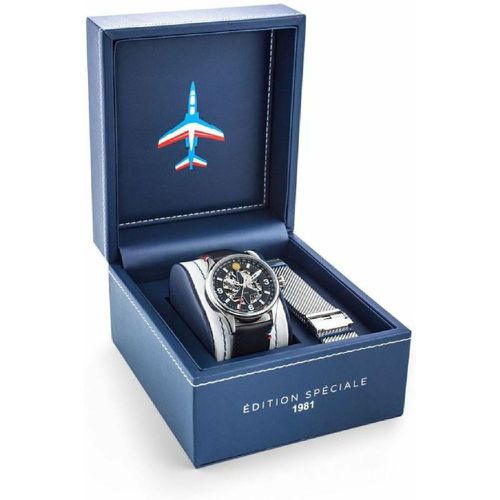 Montre Patrouille de France Coffret Edition spéciale 1981 Patrouille de France - 668905 Cuir - Patrouille de France Montres - Modalova