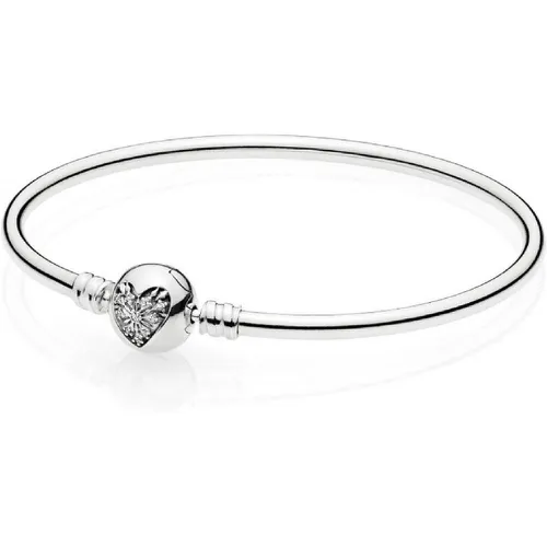 Bracelet 596404CZ - Bracelet Coeur De L'Hiver - Pandora - Modalova