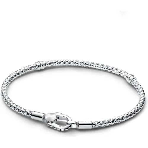 Bracelet Fermoir Clouté & Chaîne - Pandora - Modalova