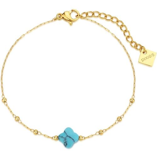 Bracelet Enjoy - PBS0049-1TQS Acier - Pixies Bijoux - Modalova