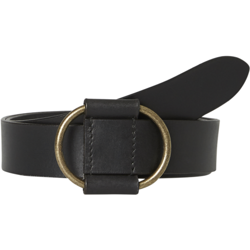 Ceinture en cuir noir Sofia - Pieces - Modalova