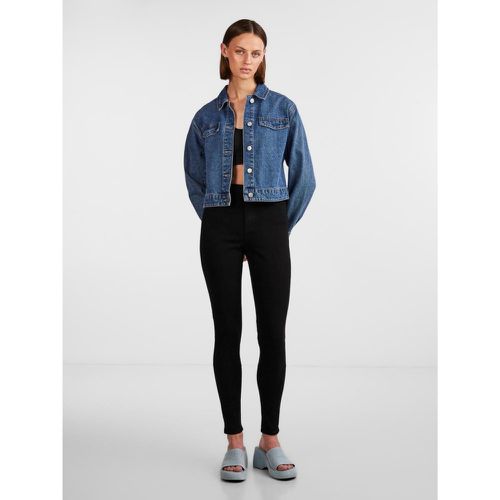 Jean skinny noir en coton Kai - Pieces - Modalova