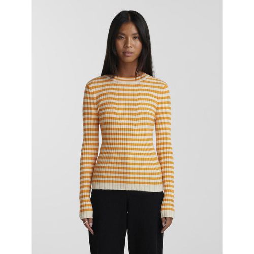 Pull en maille orange Sia - Pieces - Modalova