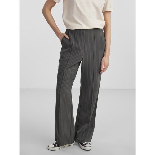 Pantalon loose fit taille élastique à l'intérieur - Pieces - Modalova