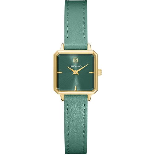 Montre Leonor - 072J577 Bracelet Cuir Vert - Pierre Lannier - Modalova