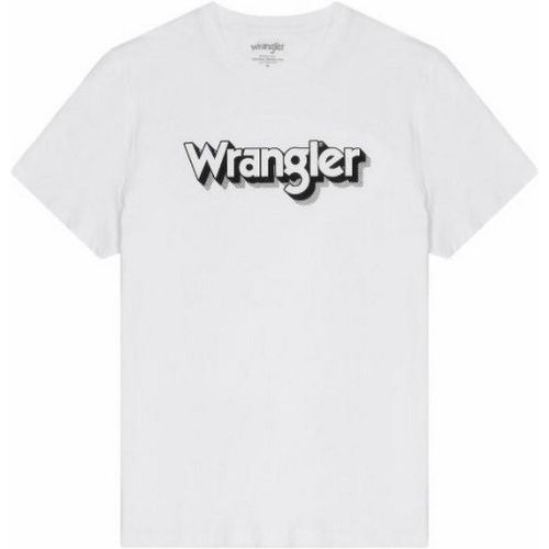 T-Shirt SS Logo Tee en coton - Wrangler - Modalova