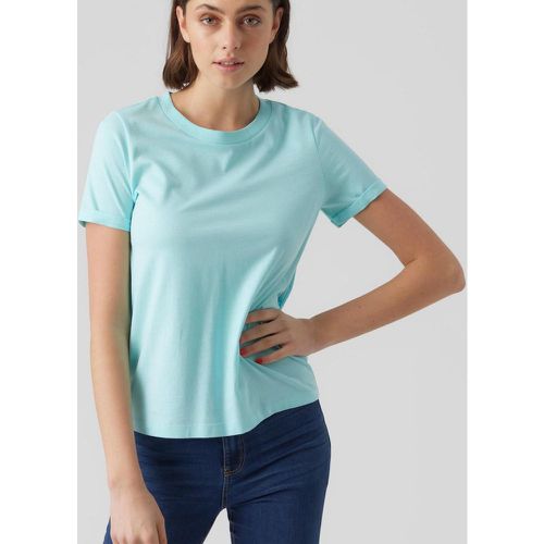 T-shirt Regular Fit Col rond Manches courtes Longueur regular en coton Ella - Vero Moda - Modalova