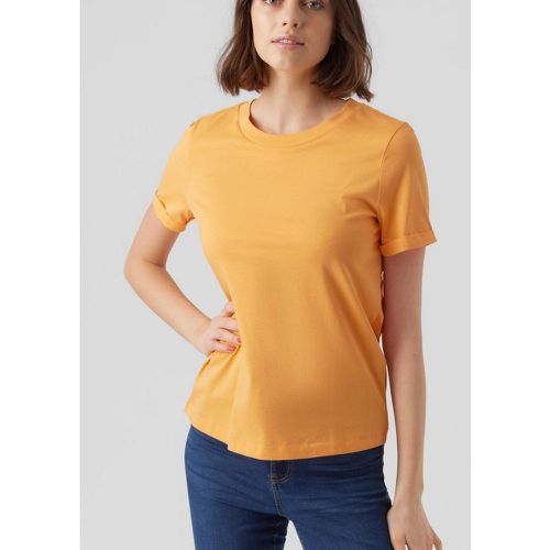 T-shirt Regular Fit Col rond Manches courtes Longueur regular en coton - Vero Moda - Modalova