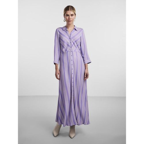 Robe chemise violet en viscose Sam - YAS - Modalova