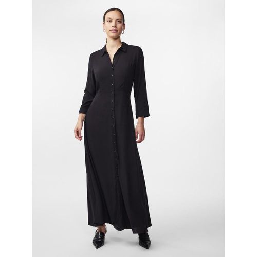 Robe chemise noir en viscose Leah - YAS - Modalova