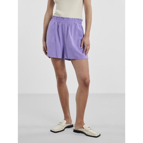 Short violet en viscose - YAS - Modalova