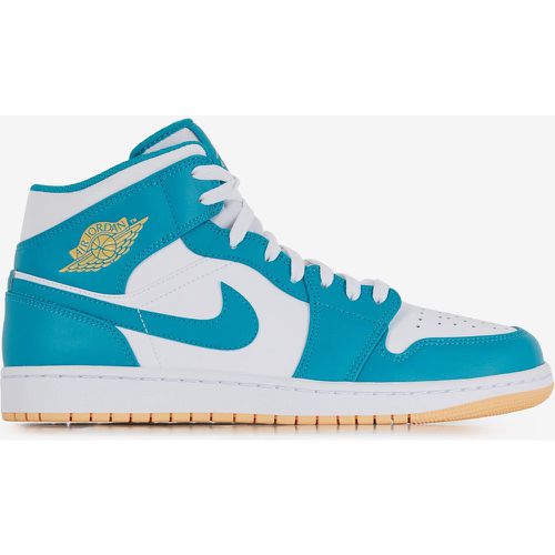 Air Jordan 1 Mid Blanc/bleu - Jordan - Modalova