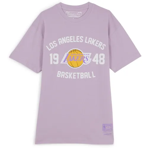 Tee Shirt Lakers Team Logo Violet - Mitchell & Ness - Modalova
