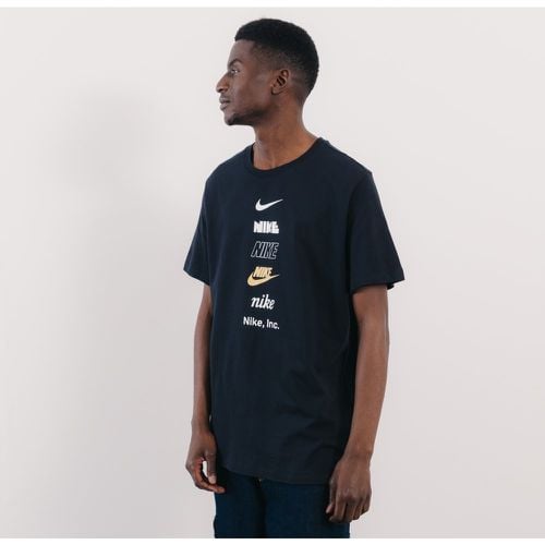 Tee Shirt Multi Logo Noir - Nike - Modalova
