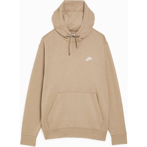 Hoodie Club Small Logo Beige Kaki - Nike - Modalova