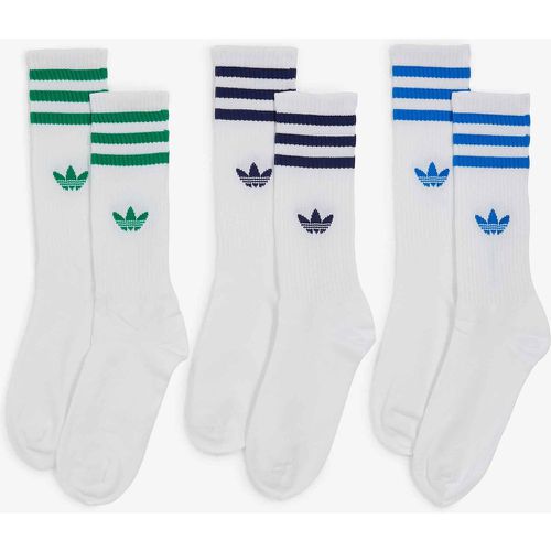 Chaussettes X3 High Crew Trefoil / - Enfant - adidas Originals - Modalova