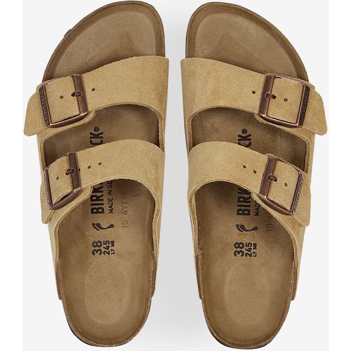 Arizona Suede Latte Cream Beige - Birkenstock - Modalova