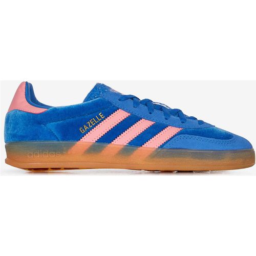 Gazelle Indoor Velvet Bleu/rose - adidas Originals - Modalova