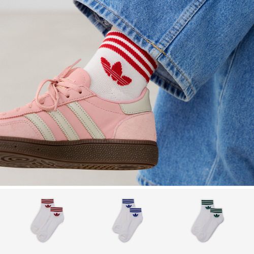 Chaussettes X3 Ankle Trefoil / - Enfant - adidas Originals - Modalova
