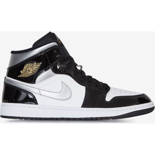 Jordan 1 Mid Blanc/noir - Jordan - Modalova