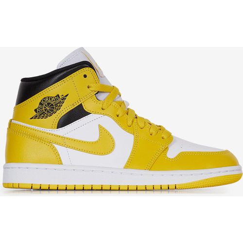 Air Jordan 1 Mid Blanc/jaune - Jordan - Modalova