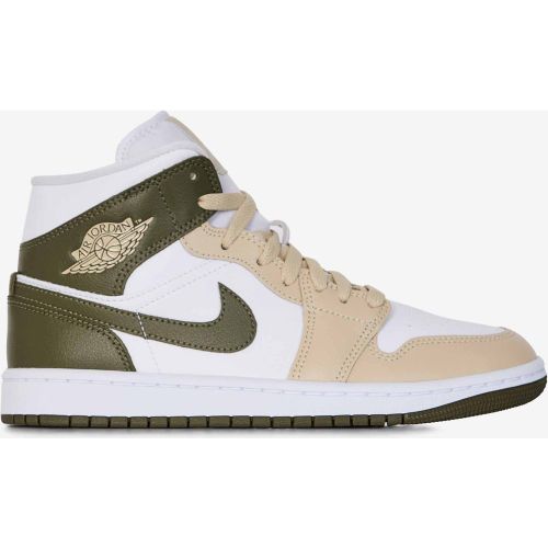 Air Jordan 1 Mid Blanc/kaki - Jordan - Modalova
