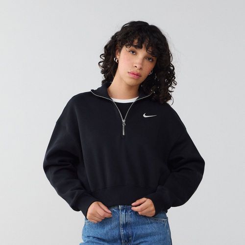 Sweat Crop Zip Style Noir - Nike - Modalova