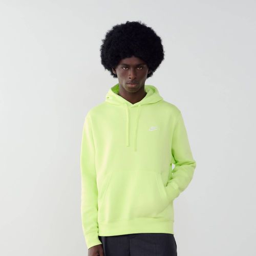 Hoodie Club Small Logo Jaune Fluo - Nike - Modalova